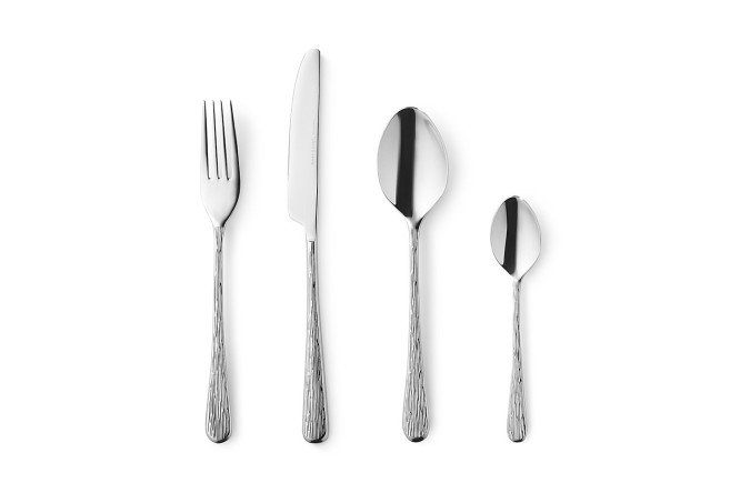 Изображение товара Набор столовых приборов VANHOPPER Aria 24 шт из нержавеющей стали для дома и кафе