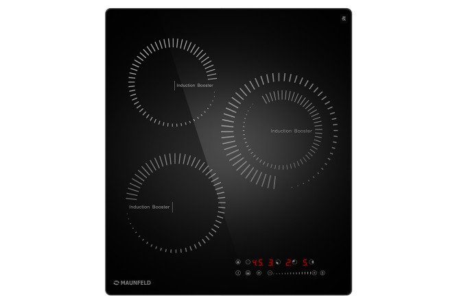 Изображение товара Индукционная варочная панель MAUNFELD CVI453STBKC 45 см стеклокерамика