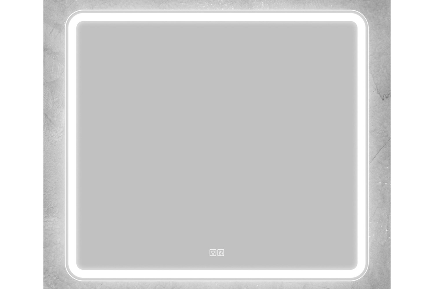 Зеркало с подсветкой BELBAGNO SPC-MAR-900-800-LED-TCH-WARM с подогревом 90х80 см