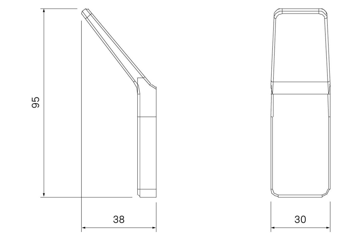Крючок одинарный IDDIS Slide SLIBS10i41