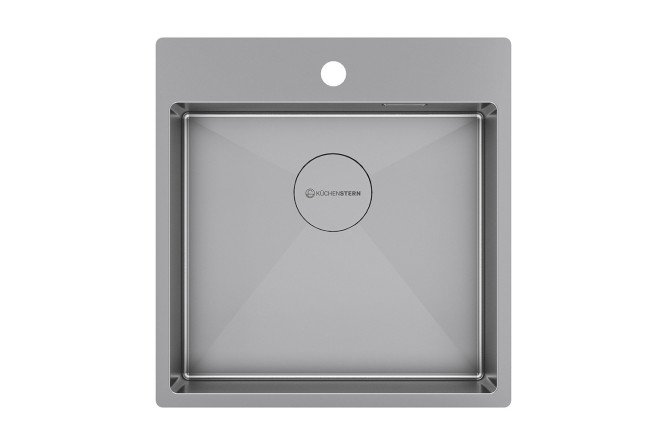Мойка врезная KuchenSTERN AISI 304 R10 WERK 50 506SS50 49х51х20 см
