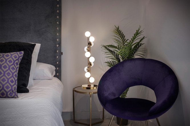 Светильник настольный MAYTONI Tessara MOD081TL-L14G3K LED, 14x47.5x14 см