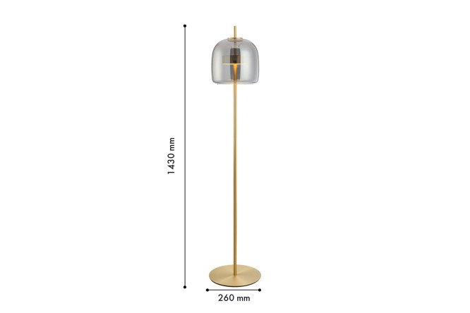 Светильник напольный FAVOURITE Reflex 26x143x26 см, LED
