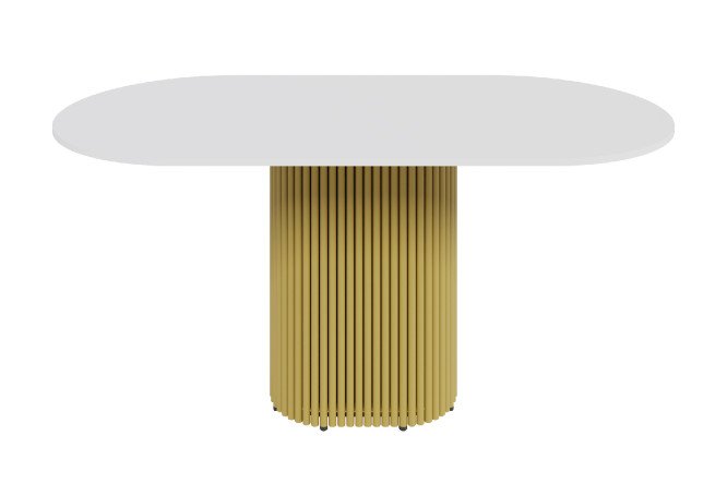 Изображение товара Стол GENGLASS Trubis Oval 160х75х80 см ЛДСП