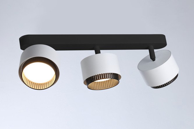 Светильник накладной AMBRELLA LIGHT Techno Spot 9.5x13.7x40 см, GX53