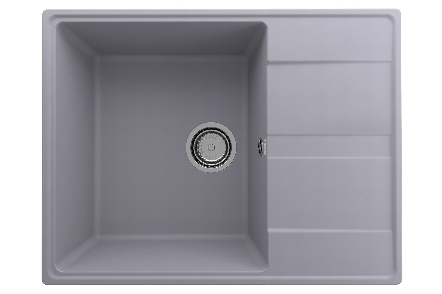 Мойка ULGRAN Quartz Prima 650-05 с крылом 50х65х20 см