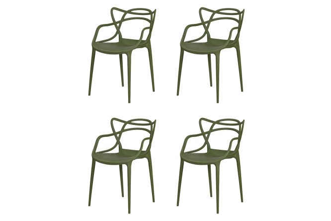 Изображение товара Набор стульев обеденных с подлокотниками DOBRIN Masters 50.5х81х56 см