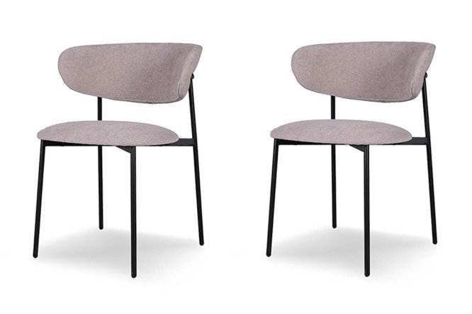 Изображение товара Набор кресел FINSOFFA Rolf 58x78x59 см буке металл