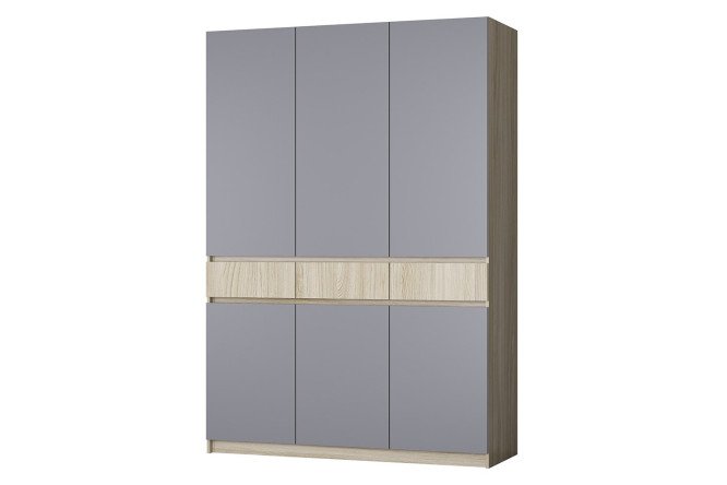 Изображение товара Шкаф трёхдверный Дельта next 150х216х54 см мебель для хранения