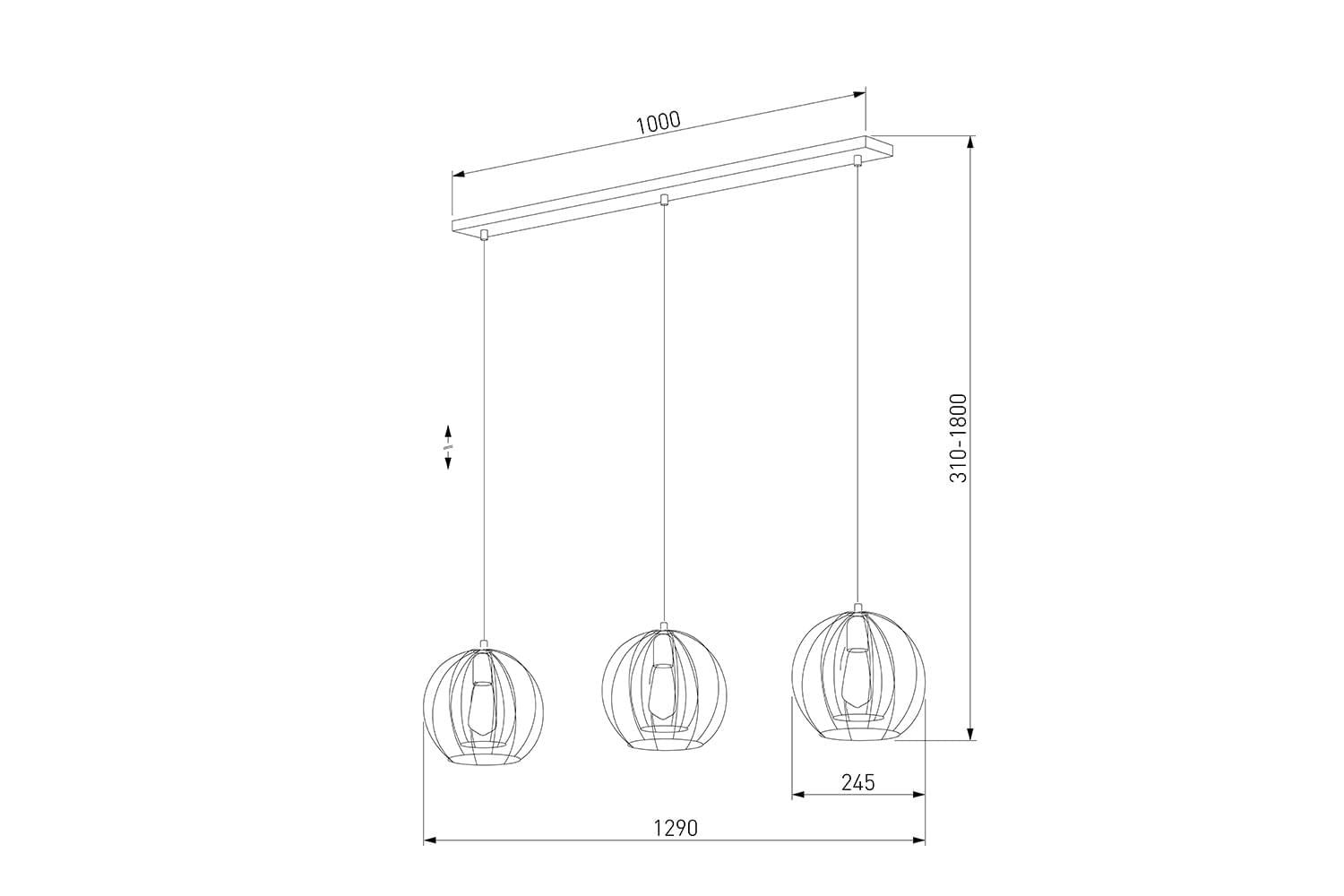 фото Светильник подвесной jaula tk lighting