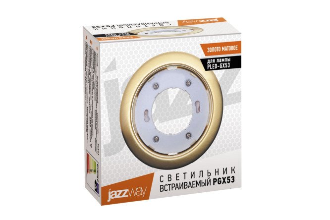 Светильник встраиваемый JAZZWAY 10639.23 PGX53 10.6x3.9x10.6 см, GX53
