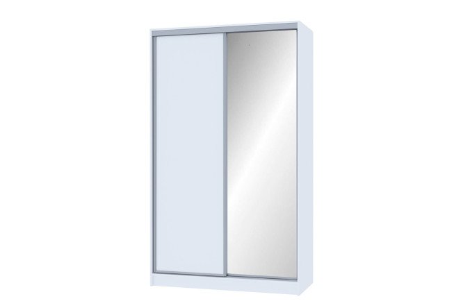 Изображение товара Шкаф-купе Home 135х229,5 см, белый, с одним зеркалом
