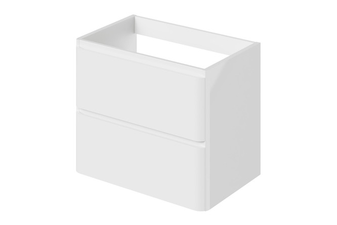 Изображение товара Тумба под раковину подвесная Roberto 69.3 см, цвет каркаса белый, фасада белый