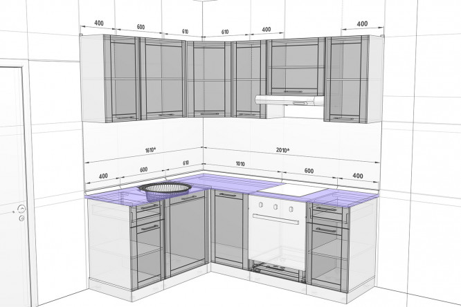 Купить Кухонный Гарнитур 9 Кв М