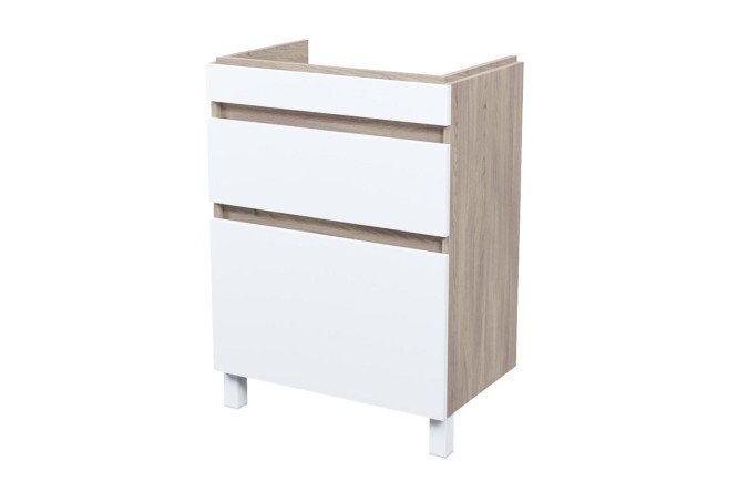 Изображение товара Тумба напольная с ящиками IDDIS Zodiac ZOD6ABFi95 59,2 см белый под дерево