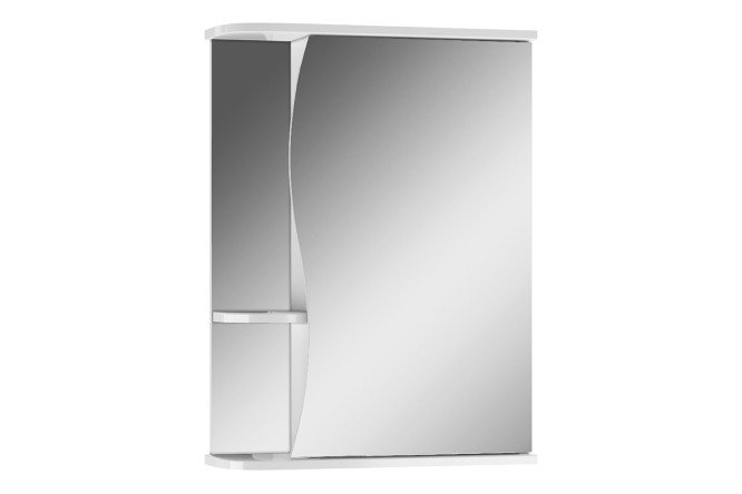 Изображение товара Шкаф-зеркало Айсберг Волна 1-50 ШЗ/9 DA1031HZ правый 51.6х70х15.7 см