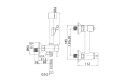 Смеситель с гигиеническим душем MILARDO Tidy TIDSB02M08