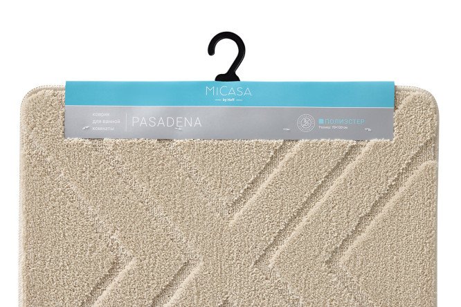 Коврик для ванной комнаты MICASA Pasadena 70x120 см