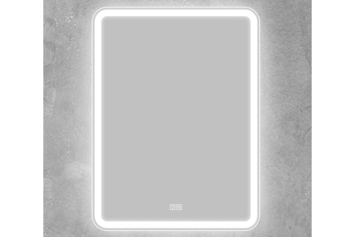 Зеркало с подсветкой BELBAGNO SPC-MAR-600-800-LED-TCH-WARM с подогревом 60х80 см