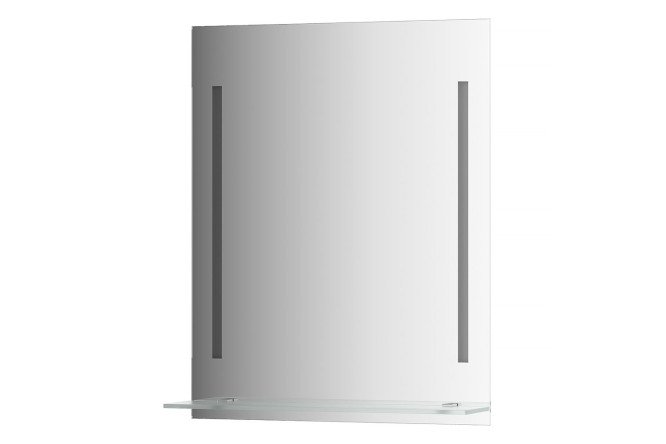 Изображение товара Настенное зеркало EVOFORM Ledline-S с LED-подсветкой и полочкой 60x75 см