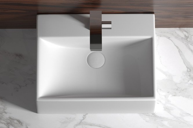 Умывальник накладной CERAMICANOVA Element CN6040 50х16х41 см