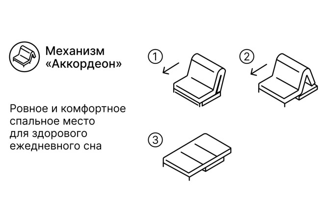 Диван-кровать DREAMART Канзас