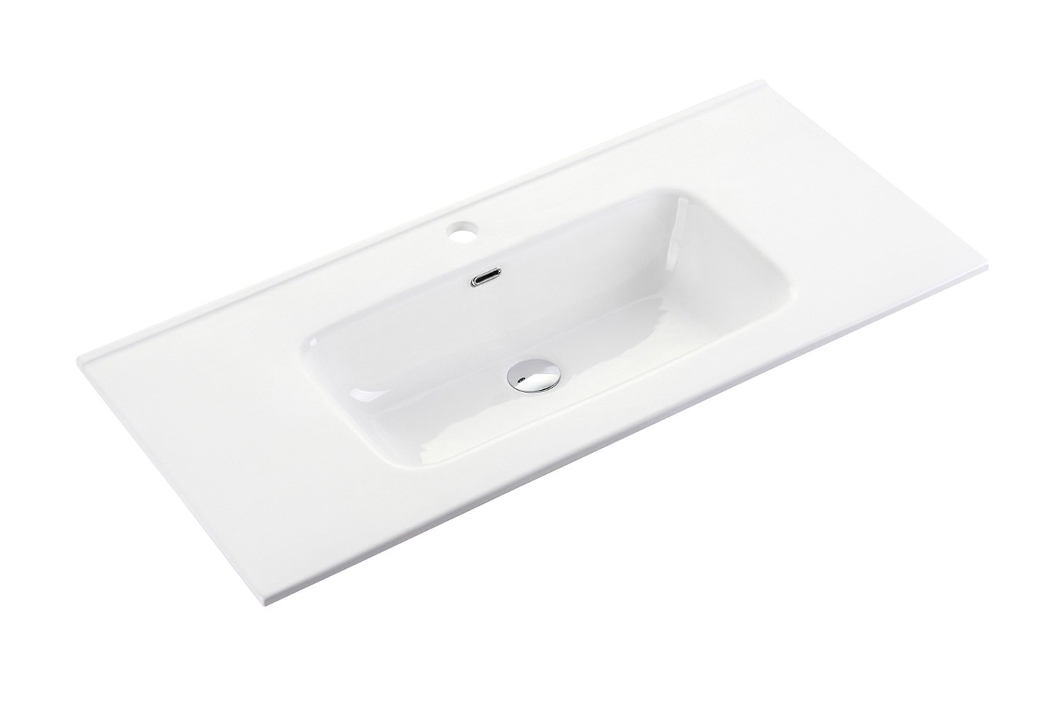 Умывальник накладной CERAMICANOVA Element CN7002 91х18х46.5 см