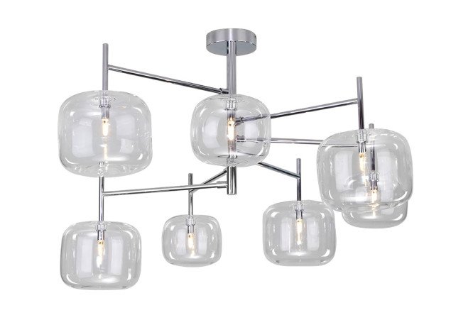 Изображение товара Потолочный светильник EUROSVET Jar для 5 кв.м., G4, размеры 76x50x76 см