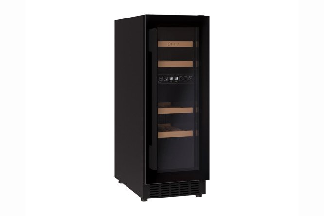 Винный шкаф LEX LWD3017BL dual zone, чёрный цвет чёрный