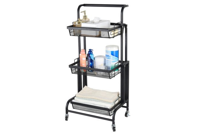 Изображение товара Этажерка 3-ярусная BERKRAFT Loft 44x95x30 см