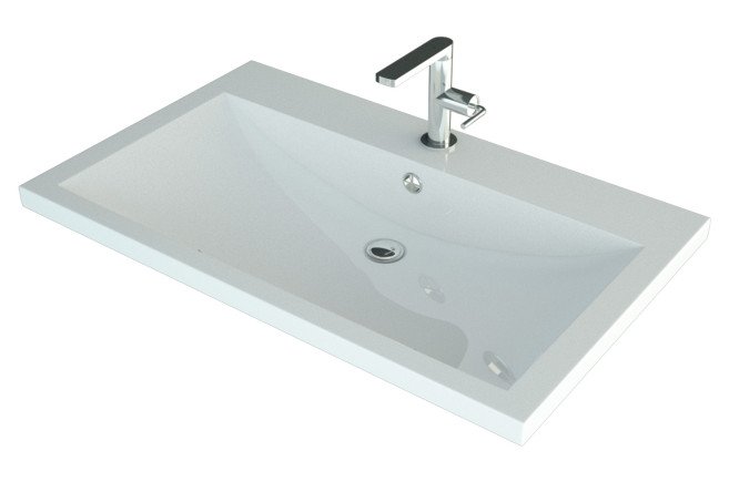 Изображение товара Умывальник накладной MADERA Alice 100 Накладная, 99.7х13.5х48 см