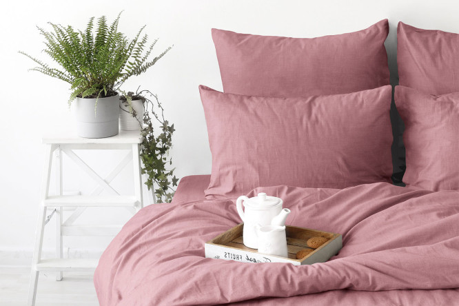 Комплект постельного белья Melange Marsala 180х215 см, 2 спальный