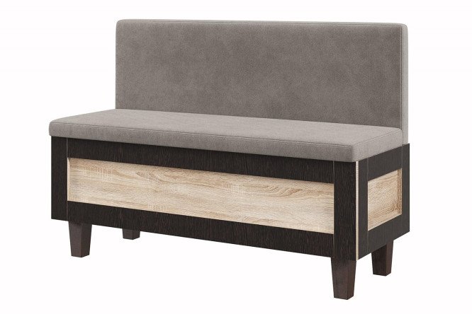 Изображение товара Кухонный уголок Кантри 123х88х53 см на кожаной основe