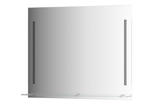 Изображение товара Настенное зеркало с LED подсветкой и полочкой EVOFORM Ledline-S 90x75 см