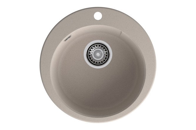 Изображение товара Мойка врезная GRANFEST Urban GF-UR-649 из кварца, 49х49х18 см
