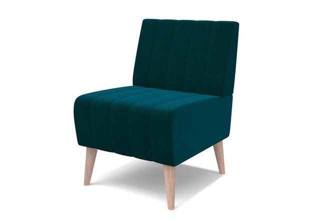 Изображение товара Кресло Норман с велюровой обивкой и максимальной нагрузкой 150 кг