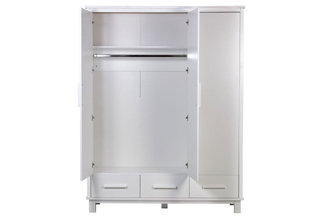 Шкаф трёхсекционный Simple с ящиками 160.4х210х58.8 см
