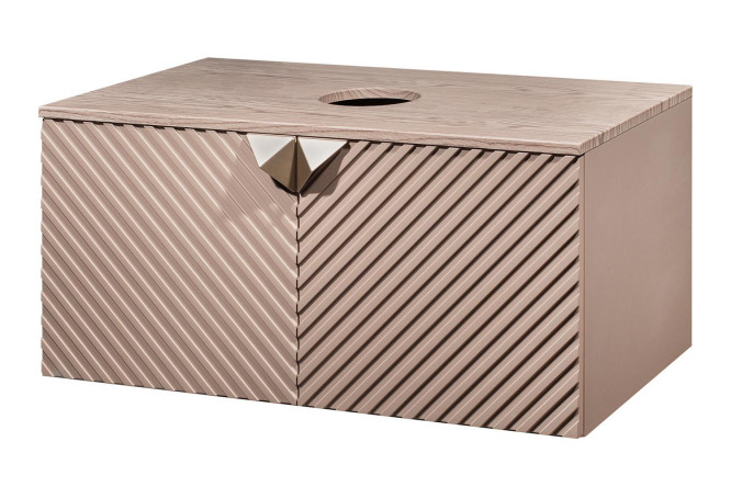 Изображение товара Подвесная тумба RUNO Андорра 85 см с фасадом дуб какао серый