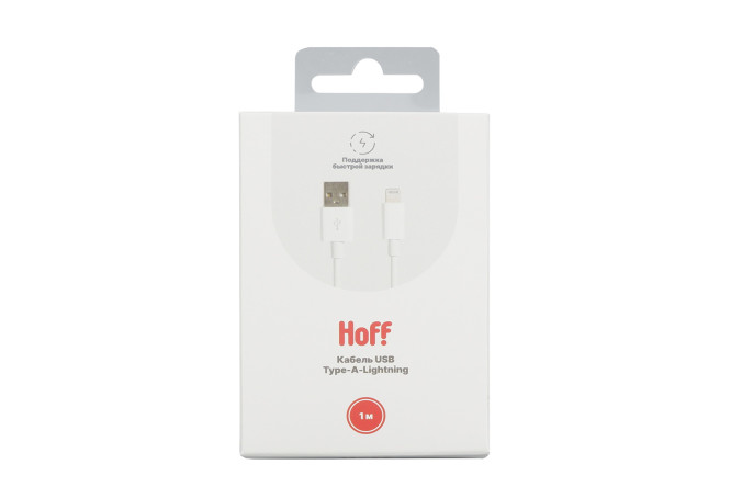 Изображение товара Кабель USB HOFF C36 Type-A-Lightning для iPhone и iPad 12 В 3 А