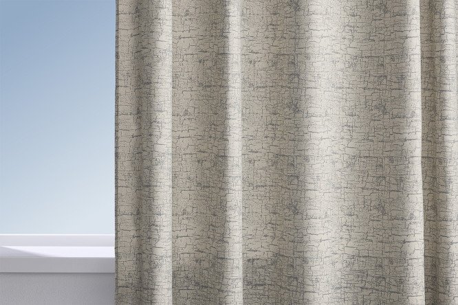 Изображение товара Штора HOFF Осмос 180x300 Смлонная ткань жаккард, серо-кофейный