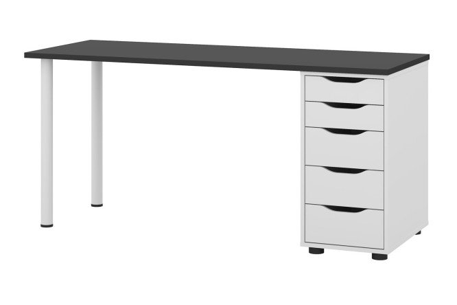 Изображение товара Письменный стол Alexys 140 с тумбой для домашнего офиса и учебы