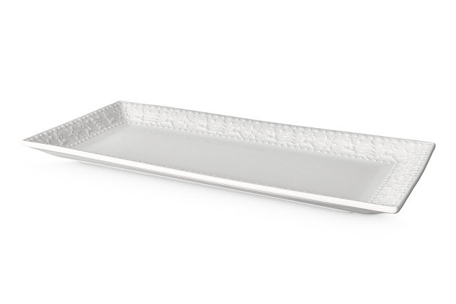 Изображение товара Блюдо прямоугольное TUDOR ENGLAND Royal Santa фарфор 34х2,6х15,8 см для сервировки