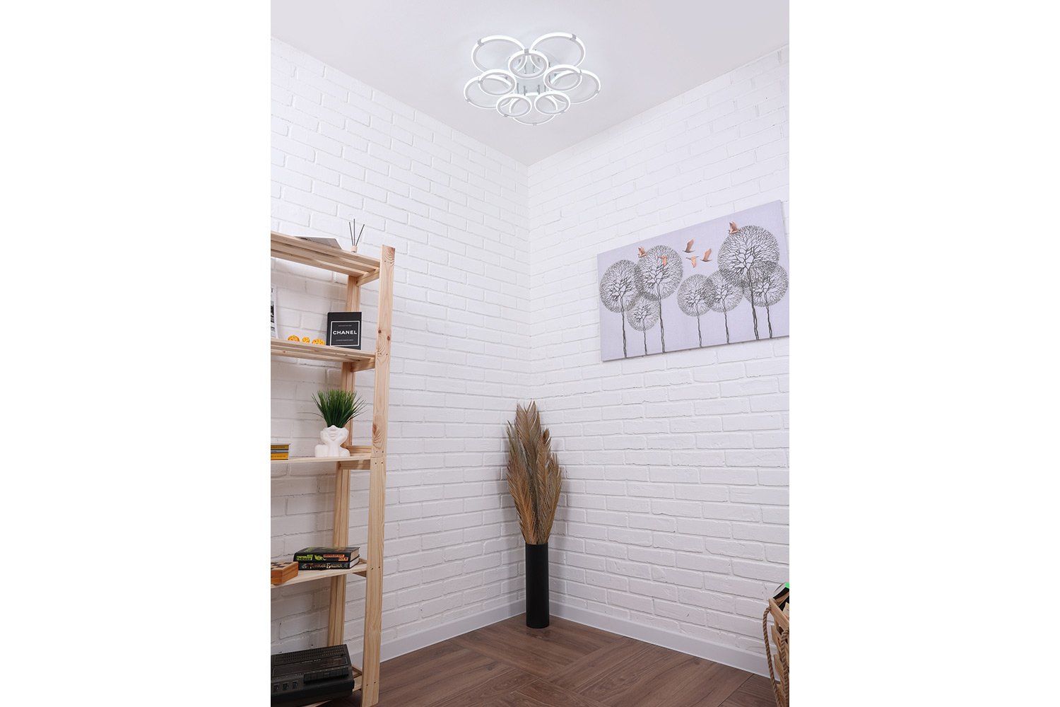 Люстра SCHAFFNER Rustico 23 кв.м., 69.5x12.5x69.5 см, LED