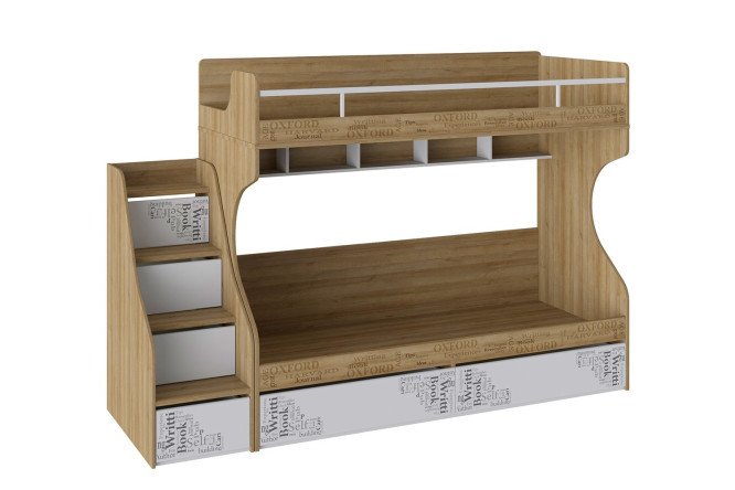 Изображение товара Кровать двухъярусная Оксфорд 80х200 см