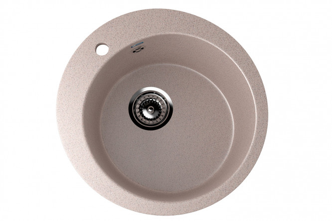 Изображение товара Мойка ULGRAN U-405 из искусственного мрамора 49,5х49,5х19 см для кухни