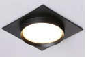 Светильник встраиваемый AMBRELLA LIGHT Techno Spot 1 м², 11x3.5x11 см, GX53
