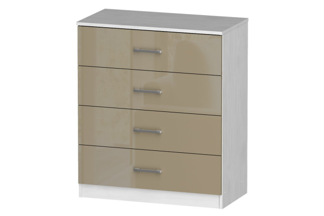 Изображение товара Комод Лайф 80х90х40 см с цветом макиато и северное дерево