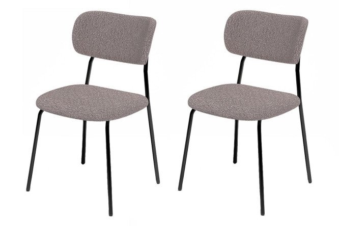 Изображение товара Комплект стульев 302 мебель для кухни и офиса 50х82х55 см букле металл