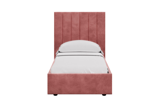 Кровать Ingrid 90х200 см цвет тёмно-розовый