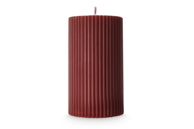 Изображение товара Свеча HOFF Ribbed 10 см, 1 шт.